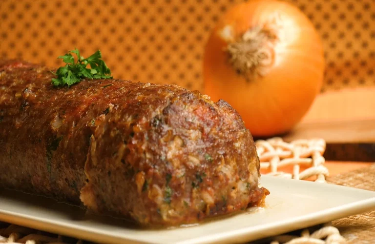 rocambole de carne moída simples