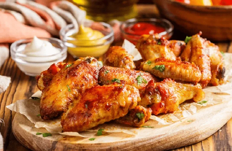 tulipa de frango com mostarda