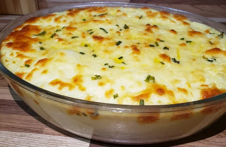 sufle de batata com queijo