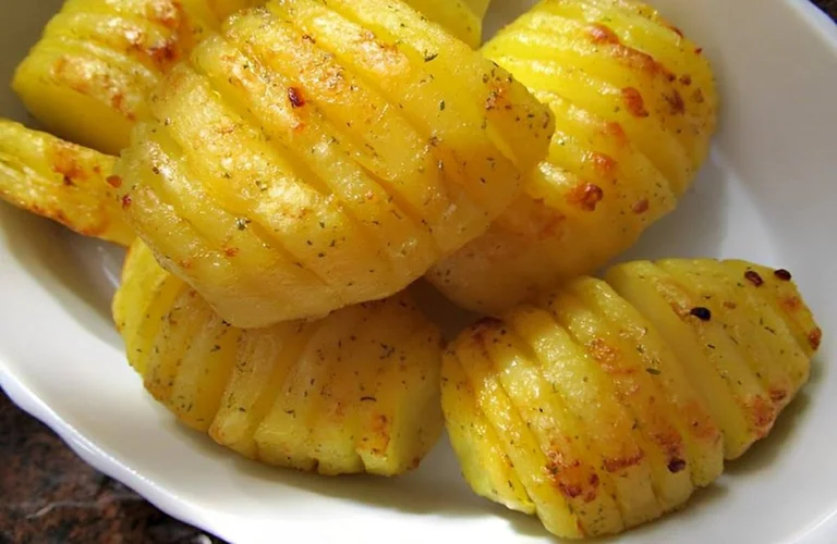 batatas hasselback deliciosas