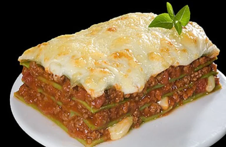 lasanha de carne moída deliciosa
