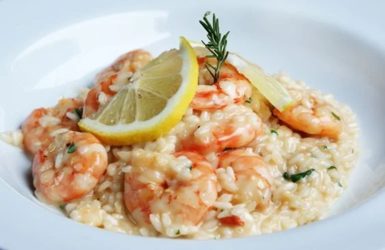 receita de risoto de camarão simples
