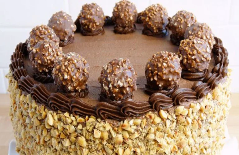 receita de bolo de ferrero rocher