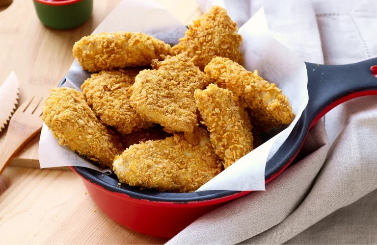 nuggets caseiro saudável